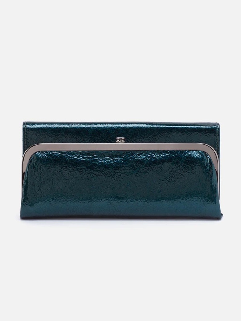 Hobo Rachel Wallet, Spruce Patent Leather